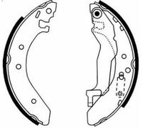 Jeu de mâchoires de frei ABE C04015ABE pour MG ZR 2 2001-2005