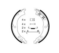 Jeu de mâchoires de frein à main TEXTAR 91064800
