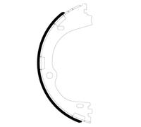 TEXTAR 91086300 Mâchoires de frein à main