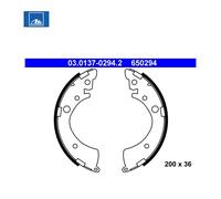 Jeu de mâchoires de frein ATE 03.0137-0294.2 HONDA 43053-S2G-E50 43053-S5A-E50