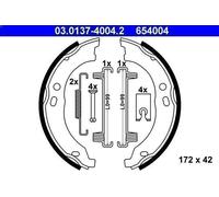 Jeu de mâchoires de frein, frein de stationneme ATE pour BOXER Fourgon 3 2006-