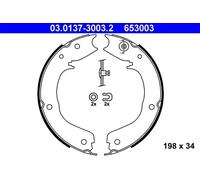 Jeu de mâchoires de frein, frein de stationnement 03.0137-3003.2 ATE