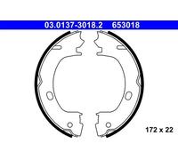 Jeu de mâchoires de frein, frein de stationnement 03.0137-3018.2 ATE