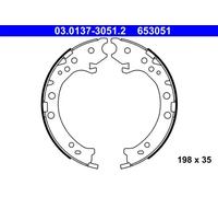 Jeu de mâchoires de frein, frein de stationnement 03.0137-3051.2 ATE pour HONDA