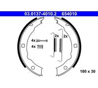 ATE Jeu de mâchoires de frein à main 03.0137-4010.2 pour Peugeot 406/607 1995-2004