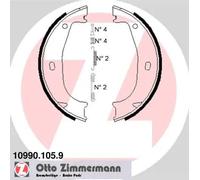 Jeu de mâchoires de frein, frein de stationnement 10990.105.9 ZIMMERMANN