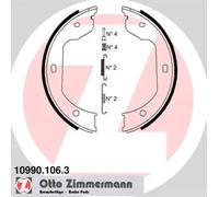 Jeu de mâchoires de frein, frein de stationnement 10990.106.3 ZIMMERMANN pour VW