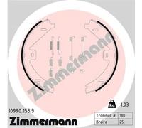 ZIMMERMANN 10990.158.9 Mâchoires de frein à main