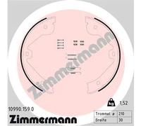 Jeu de mâchoires de frein, frein de stationnement 10990.159.0 ZIMMERMANN pour VW