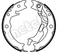 Jeu de mâchoires de frein, frein de stationnement 53-0052 METELLI pour CHEVROLET