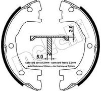 Jeu de mâchoires de frein, frein de stationnement 53-0077 METELLI pour IVECO