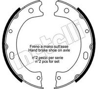 Jeu de mâchoires de frein, frein de stationnement 53-0289 METELLI pour NISSAN