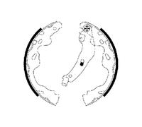 Jeu de mâchoires de frein TEXTAR 91064500