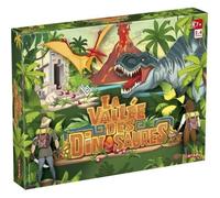 Lansay - Jeu de société - La Vallée des Dinosaures - Plateau 3D, figurines, 2-4 joueurs, dès 7 ans