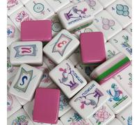 Jeu de Mahjong américain avec Indices de Lettres et Chiffres Joker