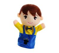 Jeu de maronnettes à main en peluche - marionnettes familiales mobiles, jouet de communication doux | Accessoires interactifs de narration d'histoires pour spectacles de marionnettes sur scène, n