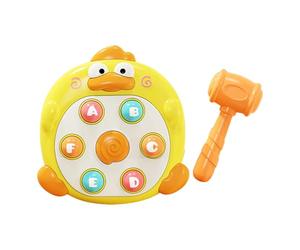 Jeu de marteau de canard de dessin animé - Jouet de fouet interactif professionnel de qualité supérieure avec marteau, activité de développement précoce pour construire la motricité fine à
