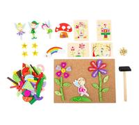 Small Foot Design – Jeu de marteau 10227 "Fée" en bois, tableau de liège, dès 6 ans