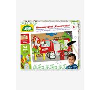 Lena Pompier, Jeu de clouage avec 38 colorées & 16 pièces spéciales, Plaque de Base XXL en liège env. 28 x 19,5 cm, Marteau et Clous, pour Enfants à partir de 3 Ans, 65836, Multicolore, Grand