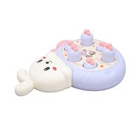 Jeu de Marteau Taupe, Jouet de Marteau à Moteur Fin Lissant Durable et Sûr pour Enfants, Antidérapant avec 2 Marteaux pour l'éducation (Purple)