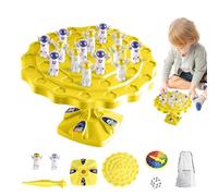 Jeu de mathématiques astronautes - Jeu en Bois - Jouet à thème STEM - Jeu de Bureau éducatif - Plateau de Table intellectuel pour d'âge préscolaire - Interaction éducative