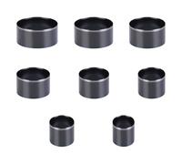 Jeu De Matrices Poinçonnage Du Cuir 8 Tailles Ensemble Coupe-trou Outil Travail Artisanal Matrices En Métal 8 Pièces