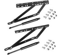 Jeu de mécanismes de levage pour lit de canapé latéral Peint en noir G