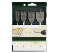 Jeu de mèches à bois plates Bosch Accessories 2609255275 4 pièces 16 mm, 22 mm, 25 mm, 32 mm tige hexagonale 1 set