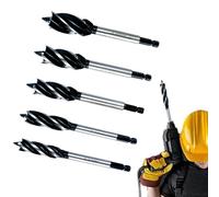 Jeu De Mèches À Queue Hexagonale | Outils de Travail du Bois à Queue Hexagonale - Auto-taraudeur Pour Le Travail Du Bois | Pour Menuisiers Charpentiers Béton Tiroirs Verre Brique Carrelage Ciment