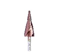 Jeu de mèches en cobalt, M35 5% Cobalt Step Bits Tapered Hexagonal Shank Metal Drill Bit Tool Set Holemaking Cutter Stainless Steel(4-32mm)