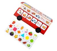 Jeu de Mémoire Correspondance | Set Éducatif en Bois Interactif et Amusant,Jouet Ludique pour Stimuler la Mémoire des,pour, Ados, Maison, Classe, Camping, Anniversaire et