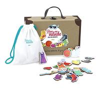 Jeu de Mémoire dans ma Valoche Jeu Éducatif pour Enfant Jouet en Bois | Valisette de transport pratique | cartes illustrées à associer | développe mémoire et observation | idée cadeau ludique