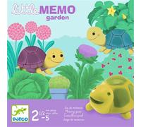 Djeco – Jeu de mémoire Little Mémo Garden – visuelle pour enfants – avec tortues gourmandes