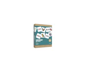 Jeu de mémoire éducatif Les Arènes Memory des mots de Céline Alvarez Les lectures naturelles 40 cartes 20 paires Vert d'eau