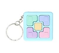 Jeu de mémoire électronique - Jouet de Cerveau pour Classique Portable alimenté par Batterie léger,Jouet de Jeu Facile à Transporter avec chaîne Suspendue pour Porte-clés, Objets