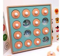 Jeu De Mémoire En Bois Pour Enfant, Intelligence, Qi, Casse-Tête, Entraînement Logique, Jeux De Damier, Lbv
