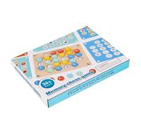 Jeu De Mémoire En Bois Pour Enfant S4e5, Jeu D'Échecs, Apprentissage De La Correspondance Des Lettres, Logique De Pensée Interactive, Parent-Enfant, Éducatif