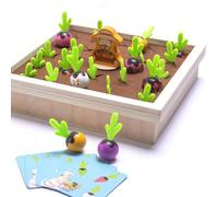 Jeu De Mémoire En Forme De Couleur, Cognition En Bois, Carotte, Récolte, Radis, Jeu D'Attrapage, Intercation Parent-Enfant, Jouets Éducatifs Pour Enfants