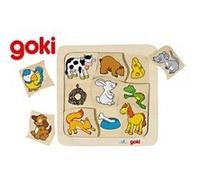 Jeu de Mémoire Enfant: Faire la Paire, Jeu en bois Goki G