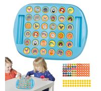 Jeu De Mémoire Et Correspondance,Jouets Éducatifs Motifs Animaux Et Fruits,Jeu De Société De Stratégie D'Assortiment par Retournement - pour École Maternelle Activité De Bureau Groupes Rassemblements