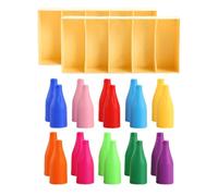 Jeu De Mémoire Et D'Association - Jouets Éducatifs,Jeu De Défi des Couleurs des Bouteilles | pour Garçons et Filles Âgés de 3 Ans et Plus Maison Crèche Classe École Maternelle