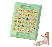 Jeu De Mémoire Et D'Échecs pour Les - Échiquier Éducatif - Jeu de Plateau D'Échecs avec 36 Motifs - pour Garçons Et Filles, Voyage, Maison, Tout-Petits, De Plus De Trois