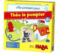 HABA- Mes Premiers Jeux - Théo Le Pompier - Jeu de société Enfant - Jeu de mémoire et éducatif - 1 à 4 Joueurs - 2 Ans - 303808