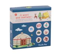 Jeu de mémoire Je monte mon campement Le Jardin du Moulin Moulin Roty