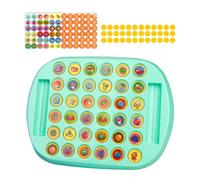 Jeu De Mémoire,Jouets Éducatifs Motifs Animaux Et Fruits | Jeu De Plateau De Retournement Et D'Association - pour École Maternelle Activité De Bureau Groupes Rassemblements