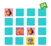 Jeu de mémoire Lisciani Giochi Puzzle tactile pour enfants 24 pièces