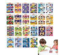 Jeu de Mémoire pour | Cartes Cherche Les Différences pour Tout-Petits,Jeu Éducatif Interactif d'Observation et de Concentration pour Filles et Garçons