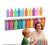Jeu de mémoire pour | Guess Color Bottle Game - Activités d'apprentissage, Outil éducatif pour Plage, fête, Pique-Nique, Salle de Classe, Famille, arrière-Cour, Adultes et Filles