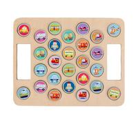 Jeu de mémoire pour - Jeu de Match de mémoire | Jeu d'échecs coloré interactif | Jouets d'entraînement à la pensée logique pour de 3 Ans, Motif de Dessins animés