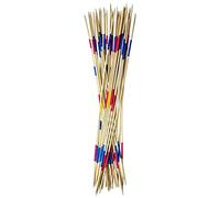 Jeu de Mikado géant XXL 90 cm Enfant - 31 Grands bâtons/Baguettes en Bois - Maxi Jeu Plein air Famille - Jardin